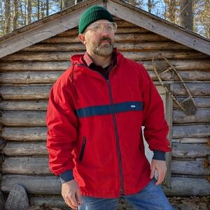 Vintage 80s Granite by Tom Mangold Lightweight Windbreaker Parka XL USA Made